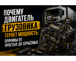 Почему двигатель грузовика теряет мощность: основные причины и диагностика